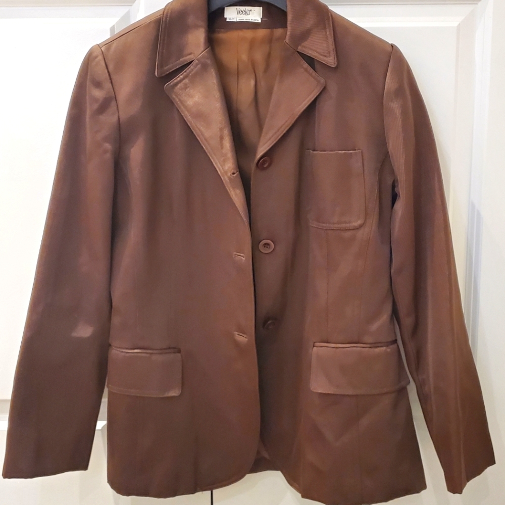*Like New* Veeko Bronze Twill Blazer Jacket US 8 / EU 38